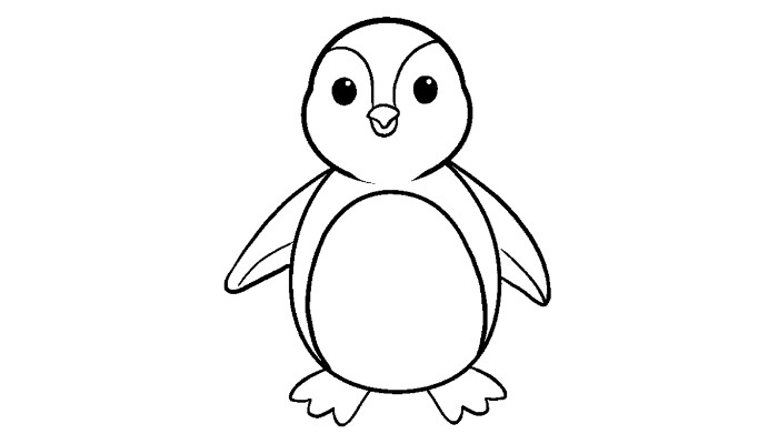 How to Draw A Penguin